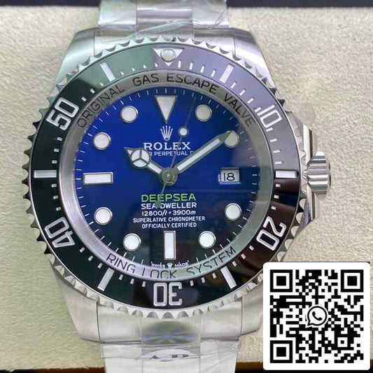 Rolex Deepsea Sea-Dweller 116660 “D-블루” AR 팩토리 1:1 Best 에디션 Swiss ETA3135 블루/블랙 다이얼