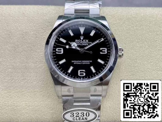 롤렉스 익스플로러 M124270-0001 36MM 1:1 Best 에디션 Clean 팩토리 블랙 다이얼