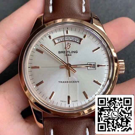 Replica Breitling Transocean R45310121G1P1 V7 팩토리 Gold Case