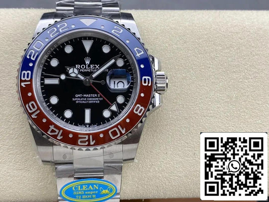 롤렉스 GMT Master II M126710BLRO-0002 1:1 Best Clean 팩토리 V3 블랙 다이얼