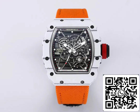 Richard Mille RM35-01 1:1 Best 에디션 BBR 팩토리 Orange Strap