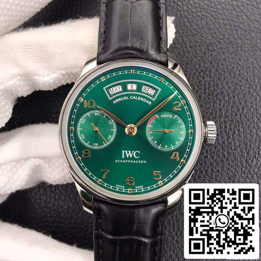 IWC Portugieser IW503510 1:1 Best 에디션 ZF 팩토리 그린 다이얼