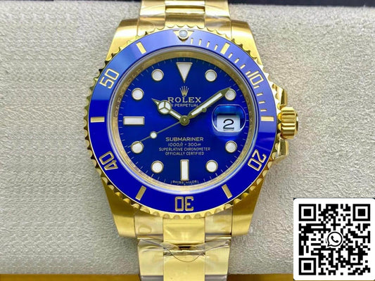 롤렉스 서브마리너 M116618LB-0003 3135 movement 40mm VS 팩토리 블루 다이얼