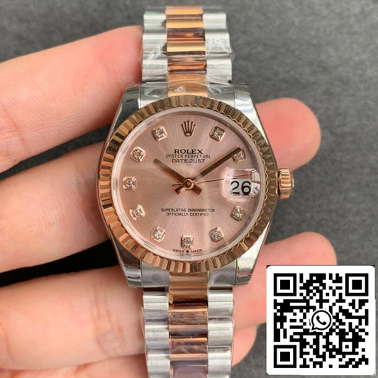 롤렉스 데이트저스트 M278271-0023 1:1 Best 에디션 GS 팩토리 로즈 골드 Dial