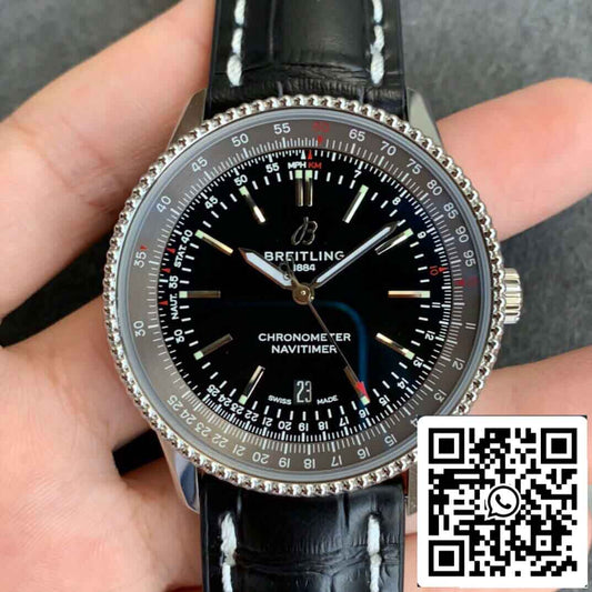 Breitling Navitimer 1 1:1 Best 에디션 V7 팩토리 블랙 다이얼