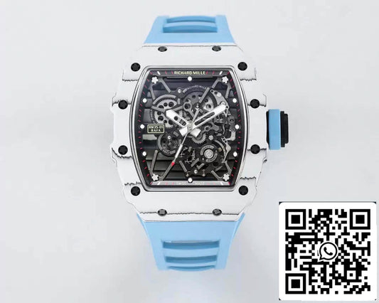 Richard Mille RM35-01 1:1 Best 에디션 BBR 팩토리 블루 Strap
