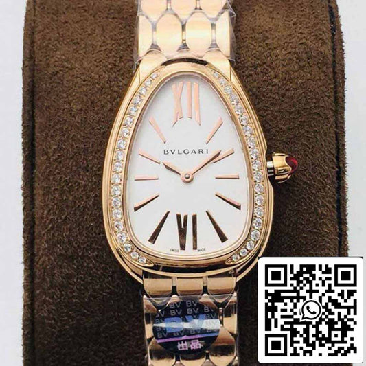 Bvlgari Serpenti 103146 1:1 Best 에디션 BV 팩토리 Silver 화이트 다이얼