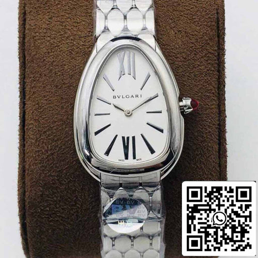 Bvlgari Serpenti 103141 1:1 Best 에디션 BV 팩토리 Silver 화이트 다이얼