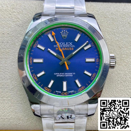 Rolex Milgauss 116400GV AR 팩토리 1:1 Best 에디션 Swiss ETA3131