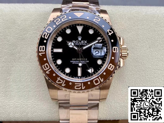 롤렉스 GMT Master II M126715CHNR-0001 1:1 Best 에디션 C+ 팩토리 블랙 다이얼
