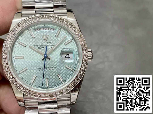 롤렉스 Day Date 228236 1:1 Best 에디션 GM 팩토리 V2 Counterweight Version 블루 다이얼