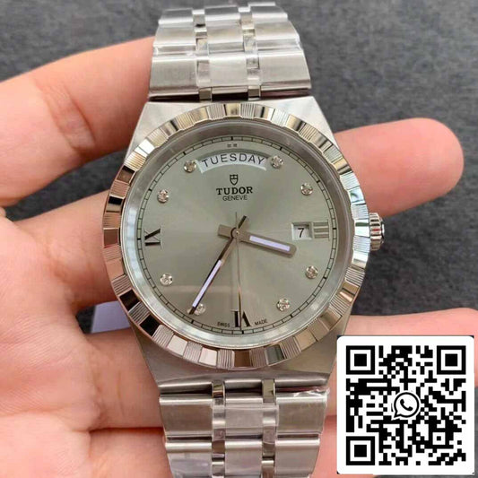 Replica Tudor Royal M28600-0002 Day Date V7 팩토리 Diamond Dial