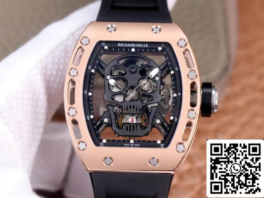 Richard Mille RM52-01 투르비용 1:1 Best 에디션 JB 팩토리 로즈 골드 Case