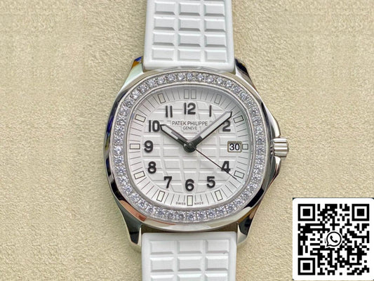 파텍 필립 아쿠아넛 5067A-024 Quartz Movement 1:1 Best 에디션 PPF 팩토리 화이트 다이얼