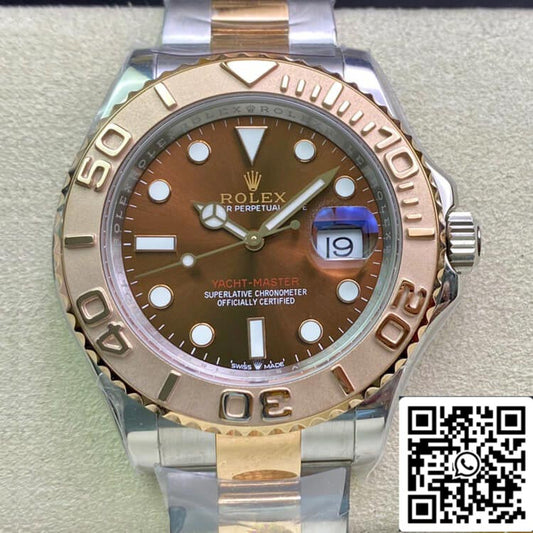 Rolex Yacht-Master 40mm 116621 AR 팩토리 1:1 Best 에디션 Swiss ETA2824 브라운 다이얼
