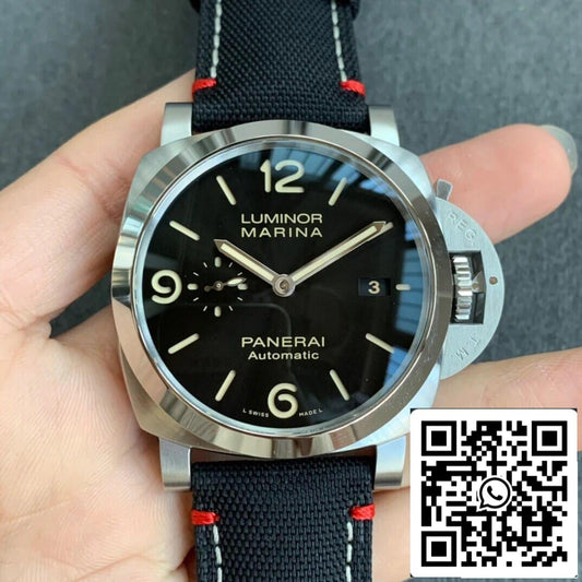 Panerai Luminor Marina PAM01025 1:1 Best 에디션 VS 팩토리 블랙 다이얼