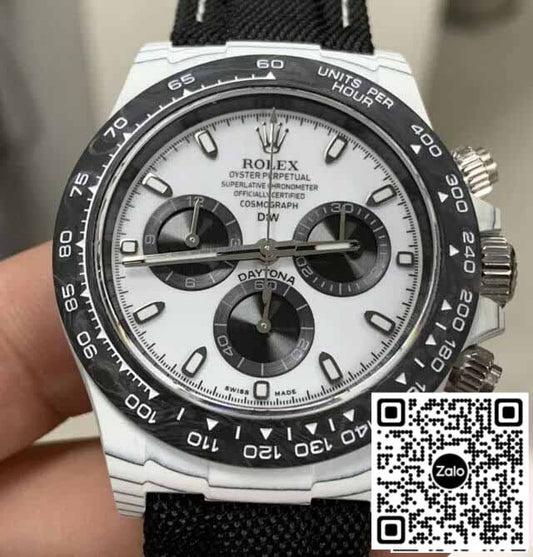 롤렉스 데이토나 1:1 Best 에디션 Diw 팩토리 NTPT Carbon Fiber 화이트 다이얼