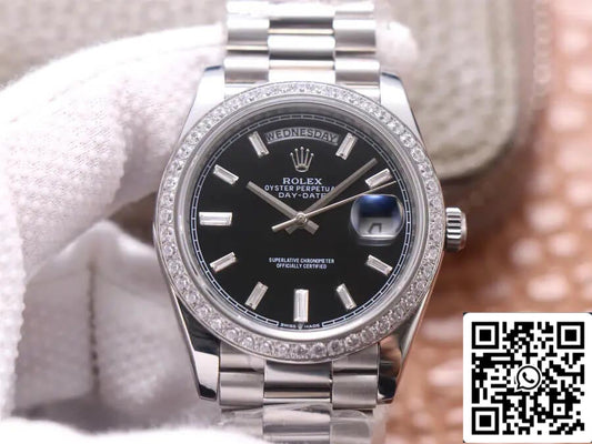 롤렉스 Day Date M228349RBR-0003 1:1 Best 에디션 EW 팩토리 블랙 다이얼