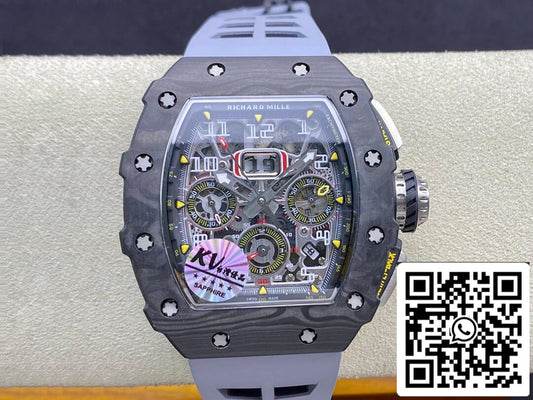 Richard Mille RM-011 1:1 Best 에디션 KV 팩토리 Forged Carbon Case