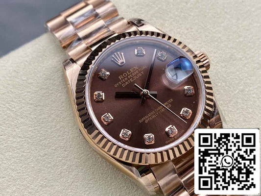 롤렉스 데이트저스트 M278275-0010 31MM 1:1 Best 에디션 GS 팩토리 Chocolate Dial