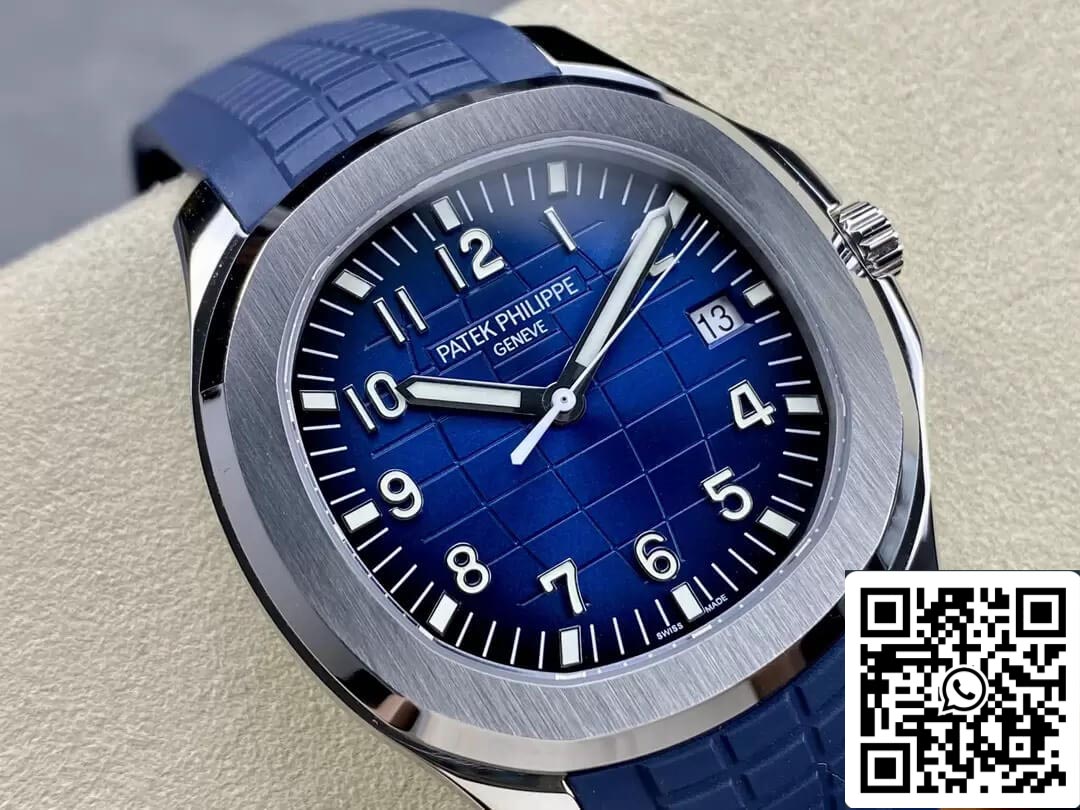 파텍 필립 아쿠아넛 5168G-001 1:1 Best 에디션 3K 팩토리 블루 Gradient Dial