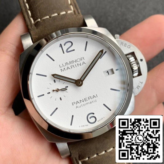 Panerai Luminor PAM01394 1:1 Best 에디션 VS 팩토리 화이트 다이얼