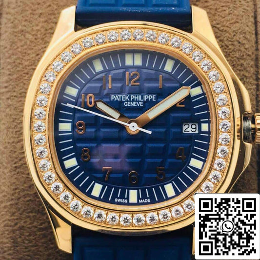 파텍 필립 아쿠아넛 5067A Quartz Movement 1:1 Best 에디션 PPF 팩토리 블루 다이얼