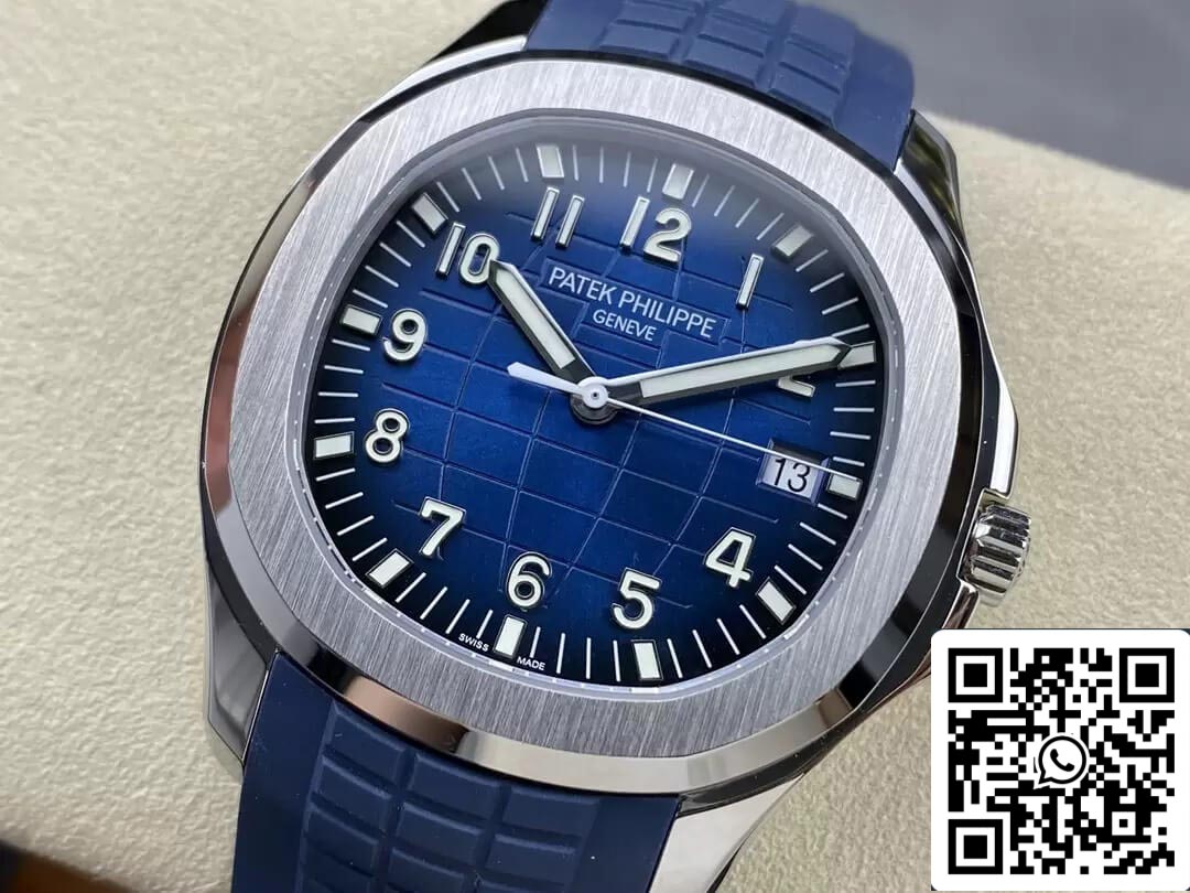 파텍 필립 아쿠아넛 5168G-001 1:1 Best 에디션 3K 팩토리 블루 Gradient Dial