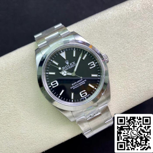 Rolex Explorer M214270-0003 39MM 1:1 Best 에디션 AR 팩토리 블랙 다이얼