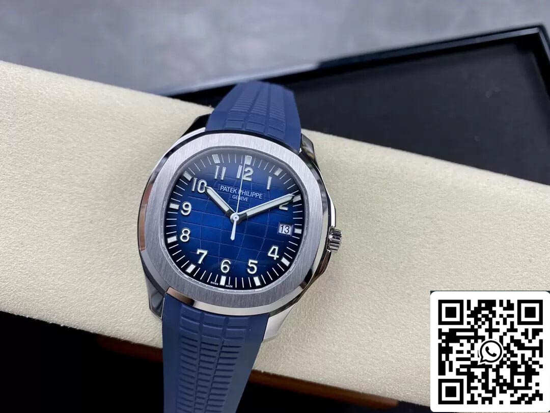 파텍 필립 아쿠아넛 5168G-001 1:1 Best 에디션 3K 팩토리 블루 Gradient Dial