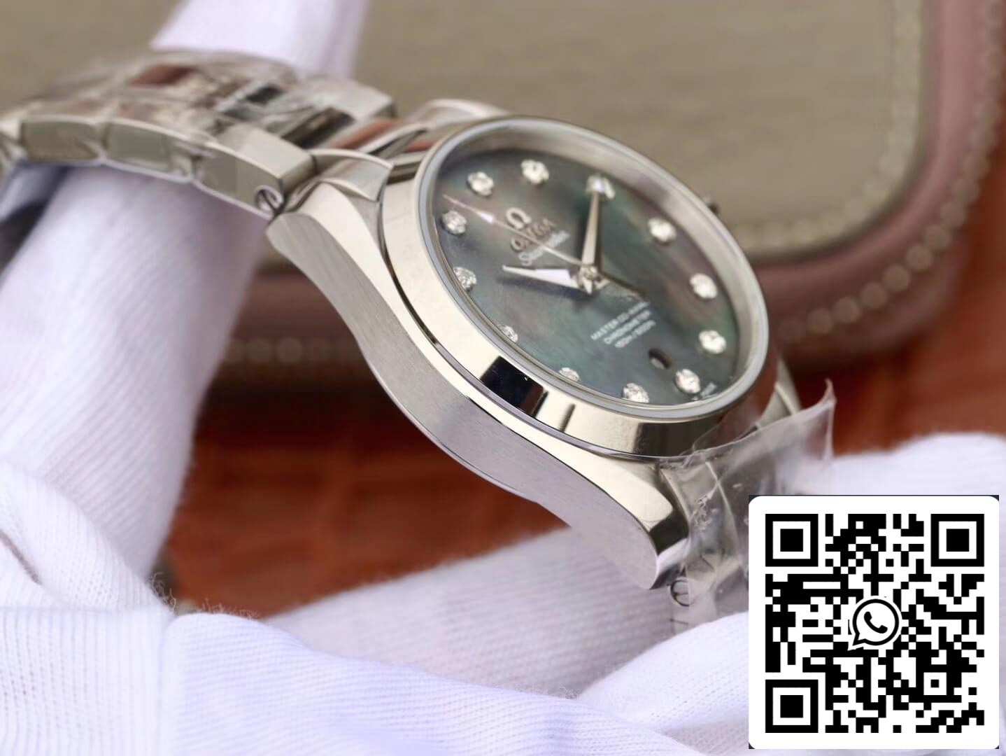 Omega Seamaster 231.10.34.20.57.001 Aqua Terra 150M 1:1 Best 에디션 3S 팩토리 Fritillaria Diamond Dial
