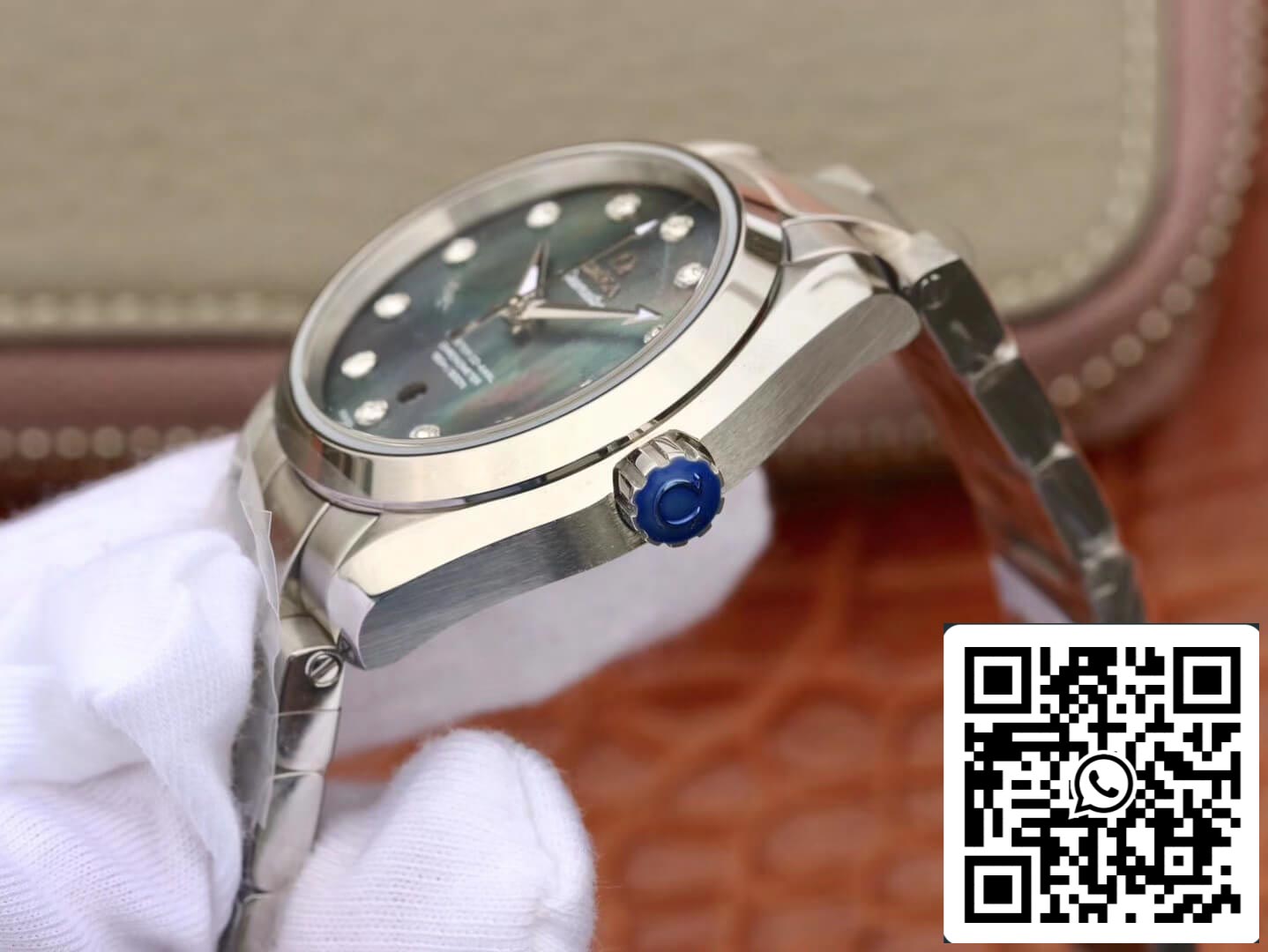 Omega Seamaster 231.10.34.20.57.001 Aqua Terra 150M 1:1 Best 에디션 3S 팩토리 Fritillaria Diamond Dial