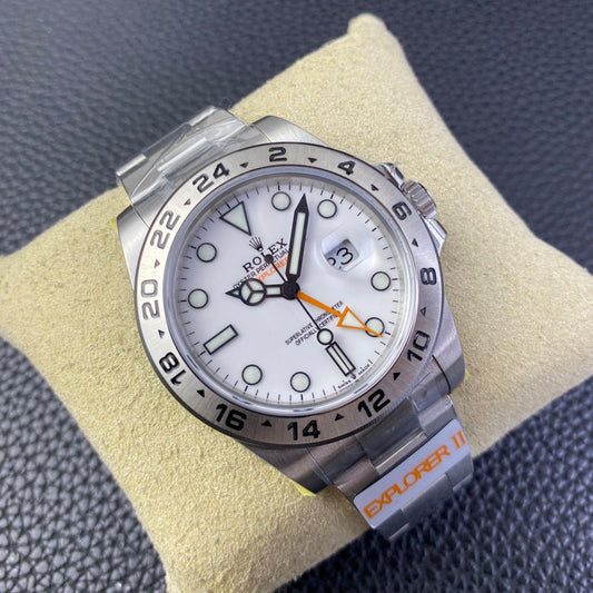 롤렉스 익스플로러 II 226570 JVS Men Watches 1:1 Best 에디션 3285 movement 화이트 다이얼