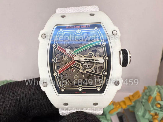 Реплика Richard Mille RM67-02 United Arab Emirates Carbon NTPT 1:1 Лучший клон V5 Новейшая версия