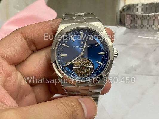 Vacheron Constantin Overseas 투르비용 6000V/110A-B544 1:1 Best 에디션 BBR 팩토리 블루 다이얼