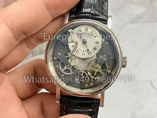 Breguet Tradition 7097 7097BB/G1/9WU 1:1 Best 에디션 ZF 팩토리 18k 화이트 Gold