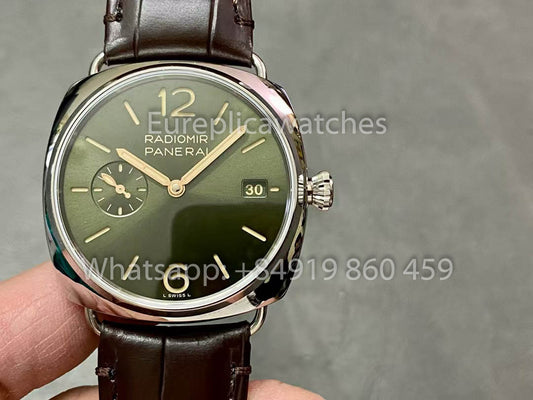 Panerai Luminor PAM1386 PAM 13861:1 베스트 버전 VS 팩토리 그린 다이얼