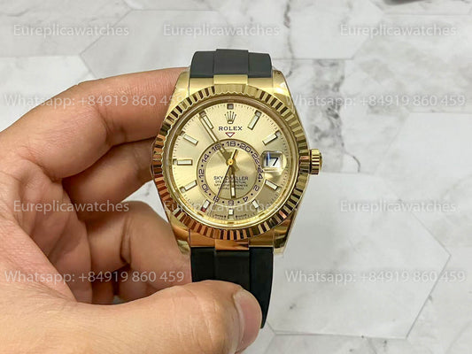 롤렉스 오이스터 Perpetual Sky-Dweller M336239 Silver dial 1:1 Best Clone ZF 팩토리 190 gram