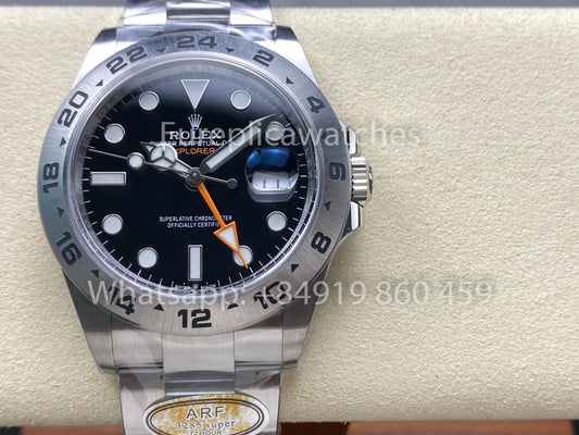 Rolex Explorer II 226570 ARF 팩토리 1:1 Best Clone 블랙 다이얼