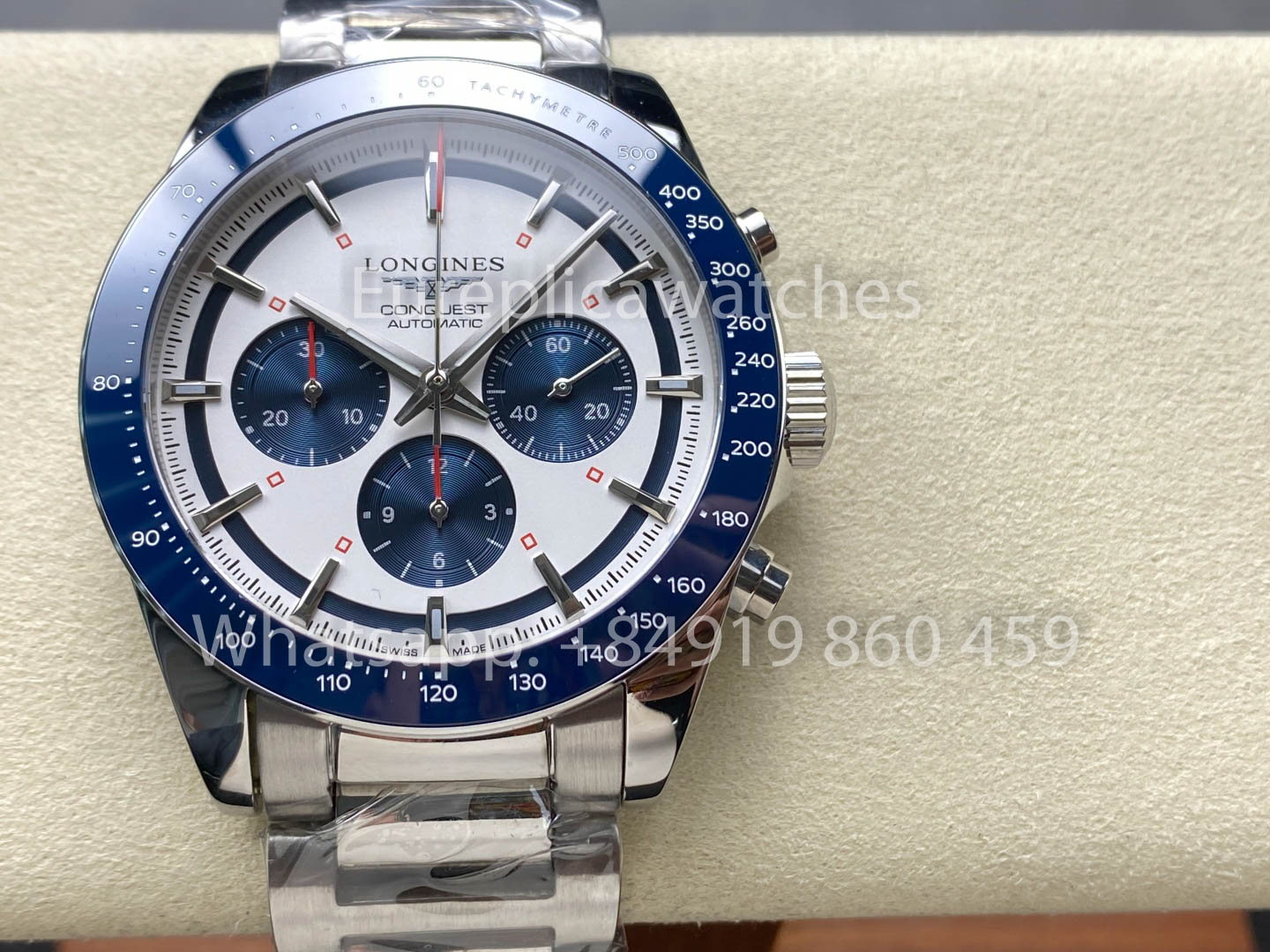Longines Conquest L3.820.4.93.6 42 мм 1:1 Best Clone Ремешок для ремня