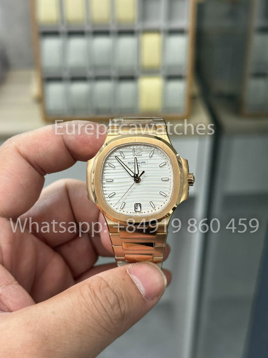 파텍 필립 노틸러스 Ladies 7118/1R-001 로즈 골드 1:1 Best Clone 3K 팩토리