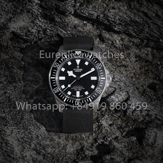 Tudor Pelagos FXD GMT 티타늄 M2542G247NU M+ 팩토리 1:1 Best Clone حزام نايلون
