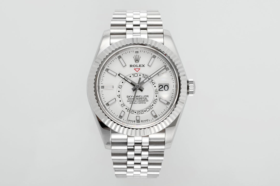 롤렉스 Sky Dweller M326934-0002 1:1 Best 에디션 ZF 팩토리 화이트 다이얼 Newest Version 2024