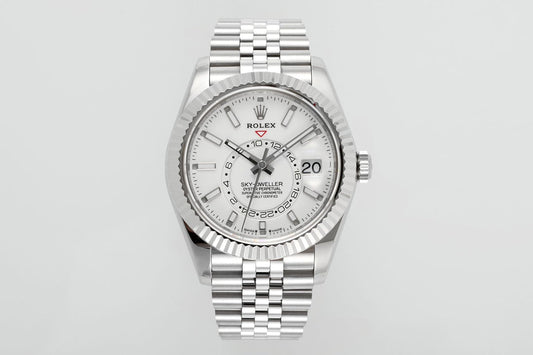 롤렉스 Sky Dweller M326934-0002 1:1 Best 에디션 ZF 팩토리 화이트 다이얼 Newest Version 2024