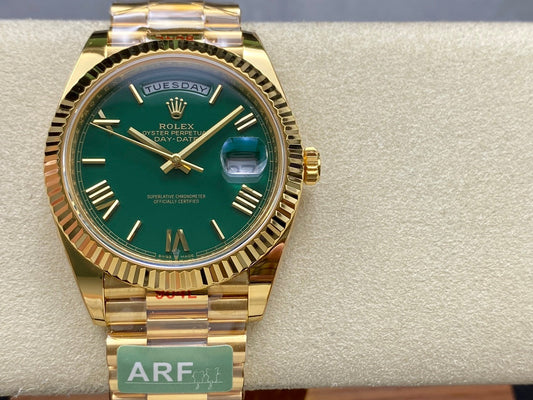 Rolex Day Date 40 M228238-0061 그린 다이얼 1:1 Best 에디션 AR 팩토리 3255 Movement