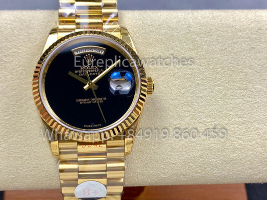 Rolex Day Date Ref. 128238 옐로 골드 1:1 Best Clone 8+ 팩토리 Counterweight Version