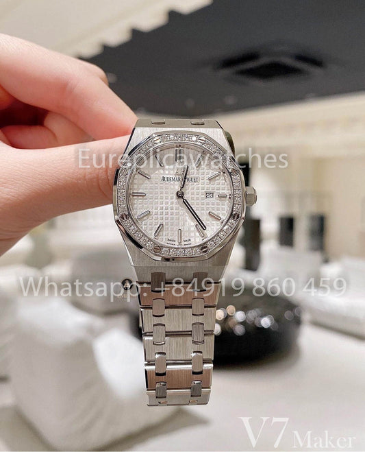 오데마 피게 로열 오크 67651OR Ladies’ Quartz Watch 1:1 Best Clone V7 팩토리 SS