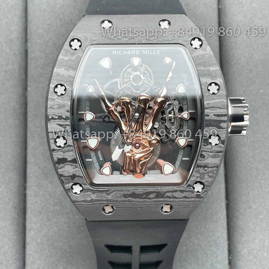 Richard Mille RM66 Flying 투르비용 수동 Winding 1:1 Best Clone YS 팩토리