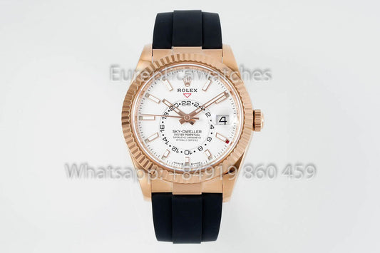 롤렉스 오이스터 Perpetual Sky-Dweller M336239 화이트 다이얼 로즈 골드 1:1 Best Clone ZF 팩토리 190 gram