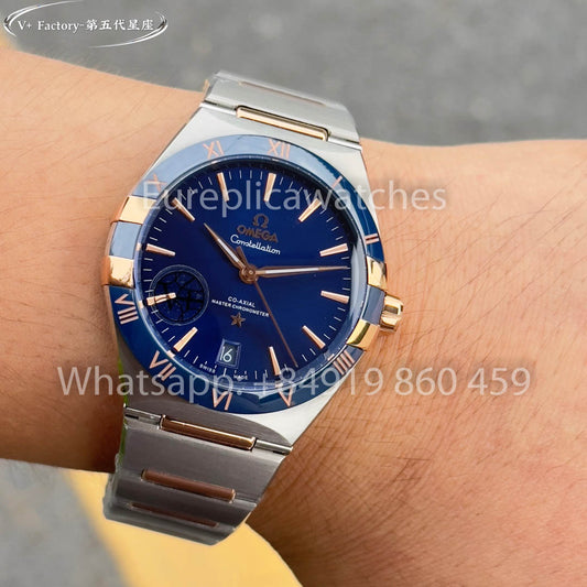 오메가 Constellation Chronometer 123.20.38.21.03.001 12320382103001 1:1 Best Clone V+ 팩토리